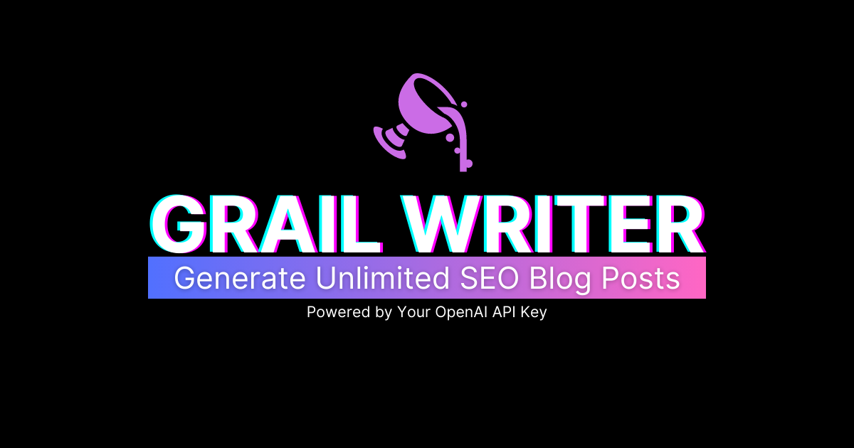 One-Click SEO Optimized AI Writer - Grail Writer